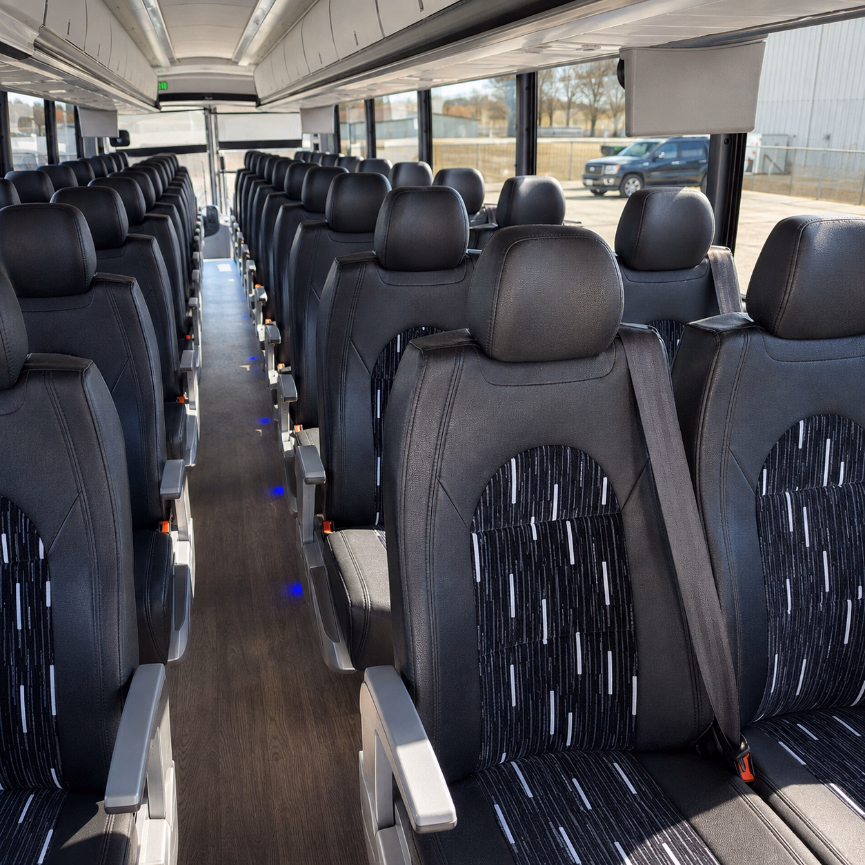 round rock concert transportation onboard seating
